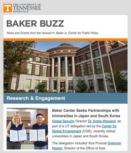 Baker Buzz Newsletter